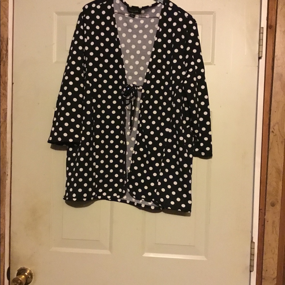 Short Polka Dot Duster